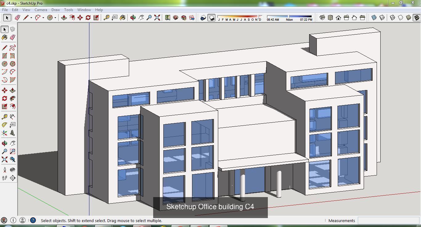 Collection 60 Sketchup Office models _303