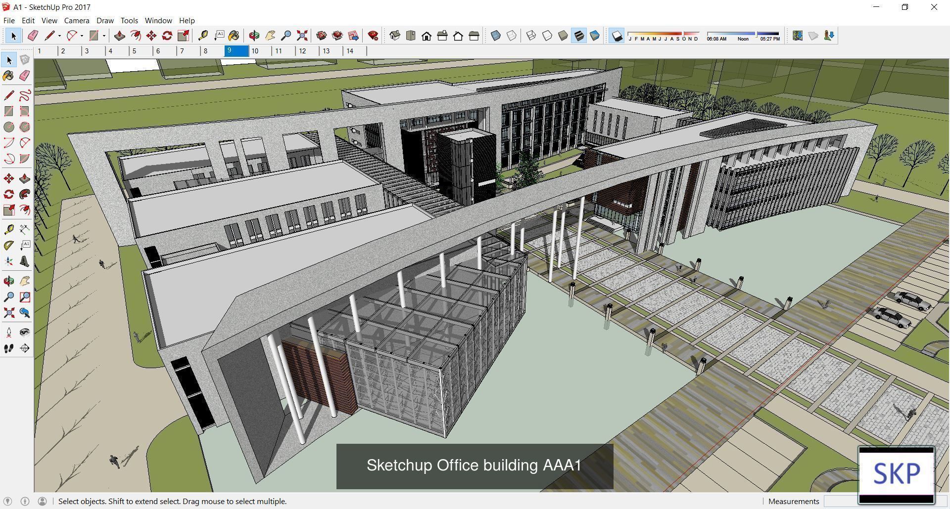 Collection 60 Sketchup Office models _296