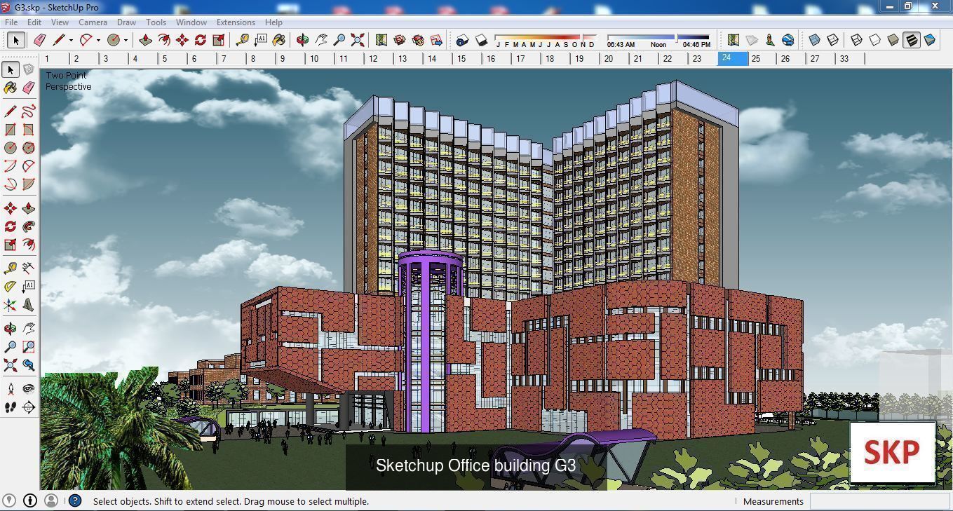 Collection 60 Sketchup Office models _312
