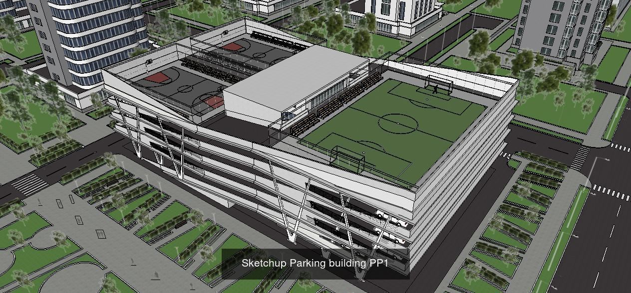 Collection 60 Sketchup Office models _361