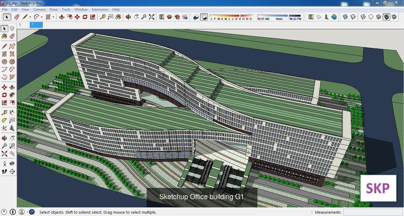 Collection 60 Sketchup Office models _310