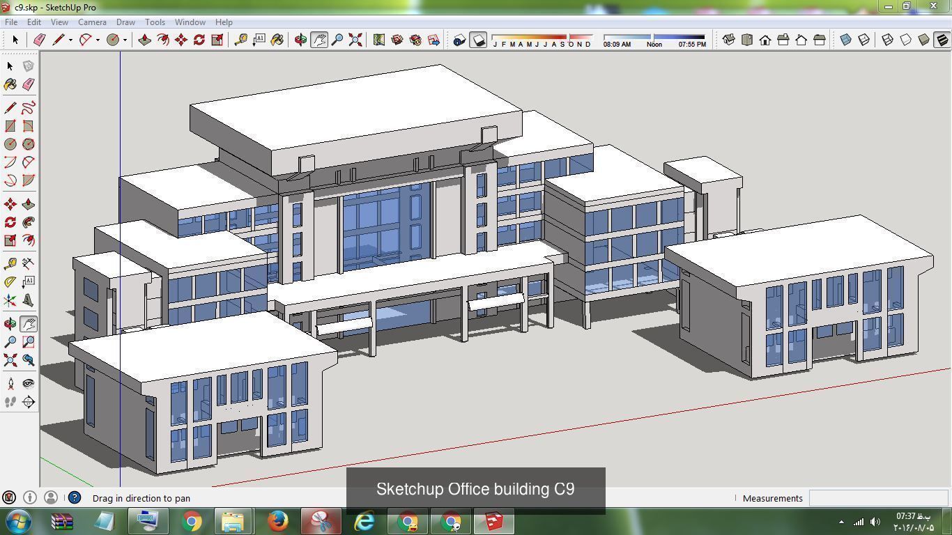 Collection 60 Sketchup Office models _308