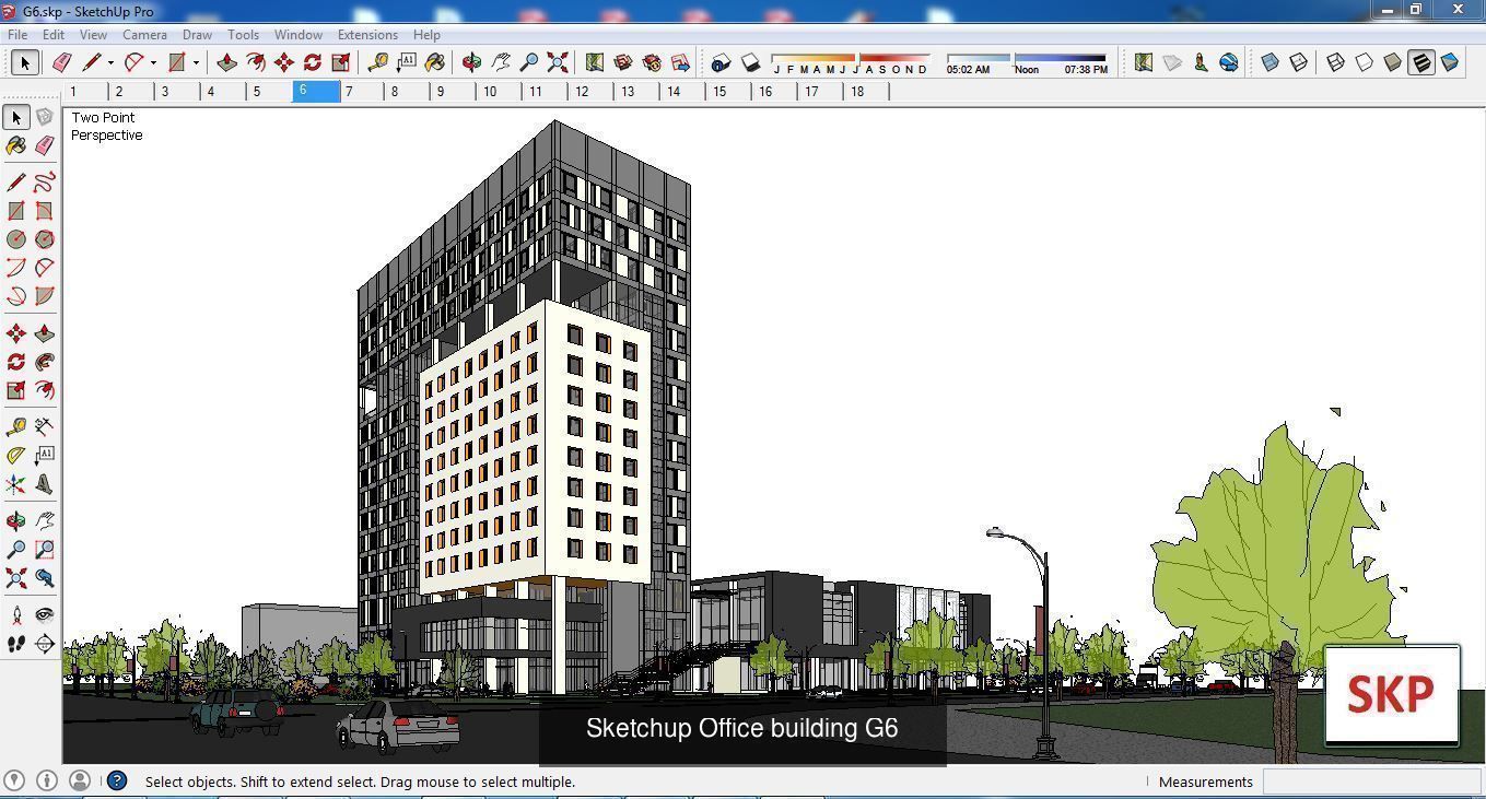 Collection 60 Sketchup Office models _315