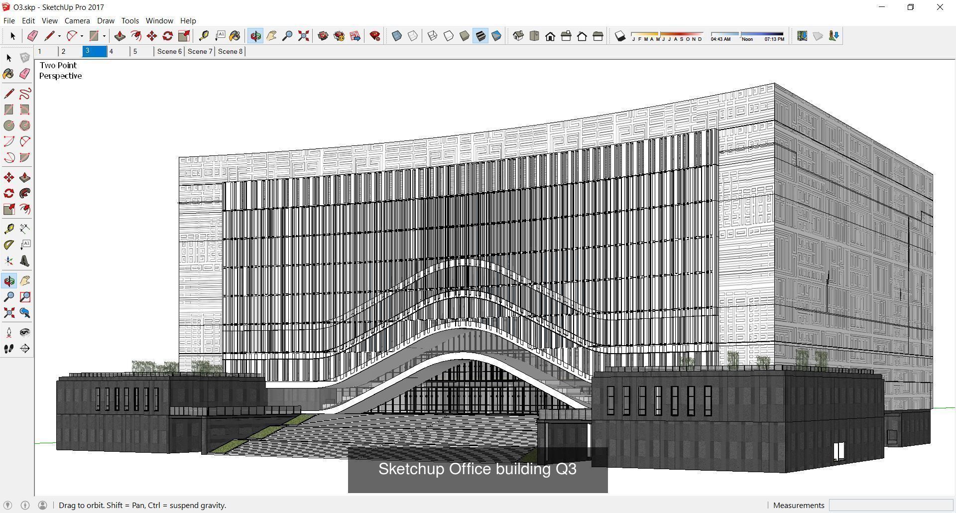 Collection 60 Sketchup Office models _348
