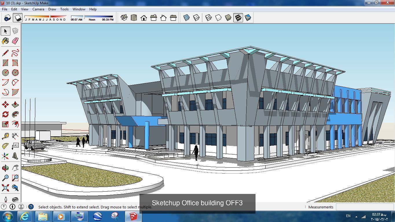 Collection 60 Sketchup Office models _353