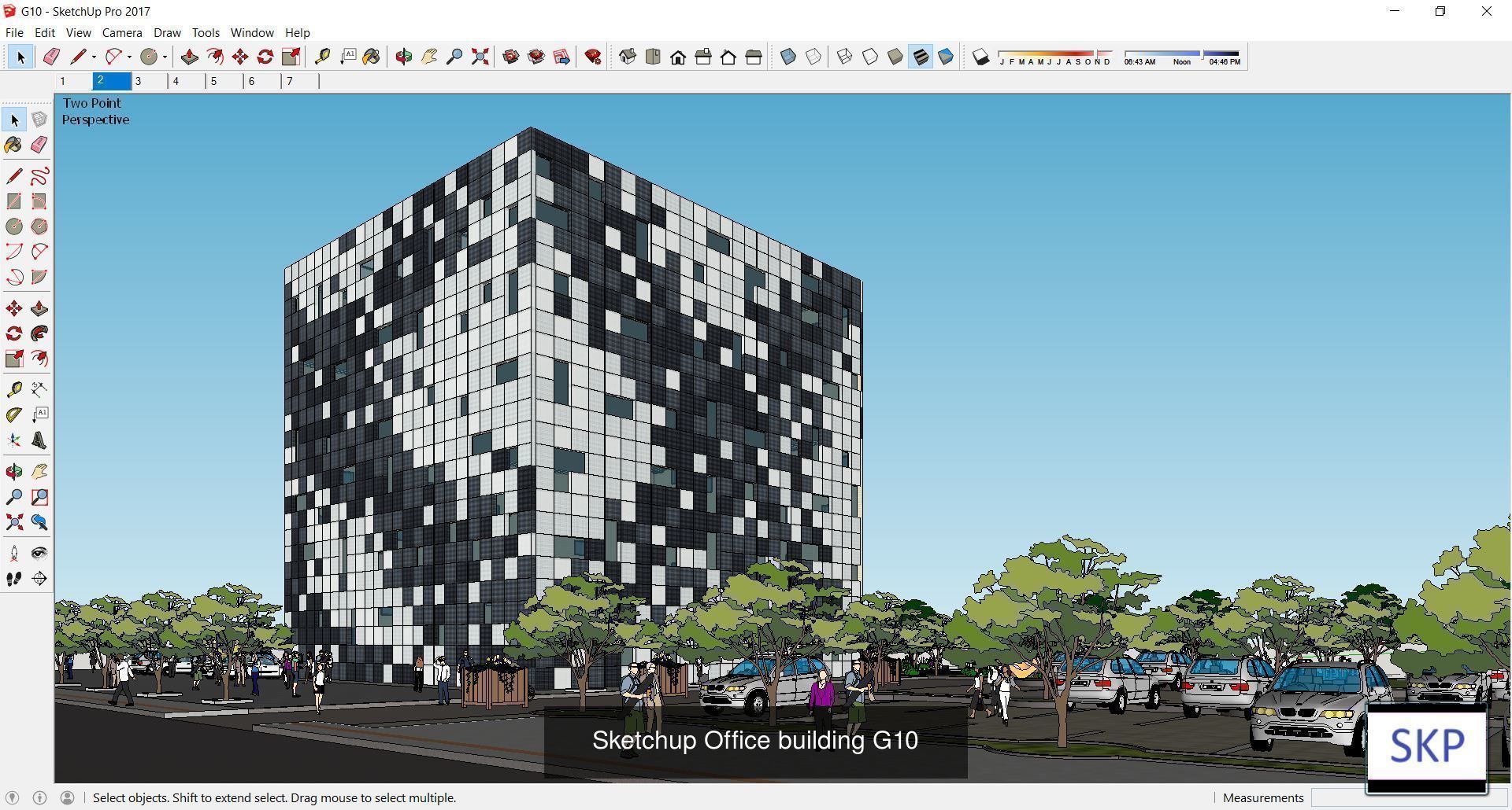 Collection 60 Sketchup Office models _319