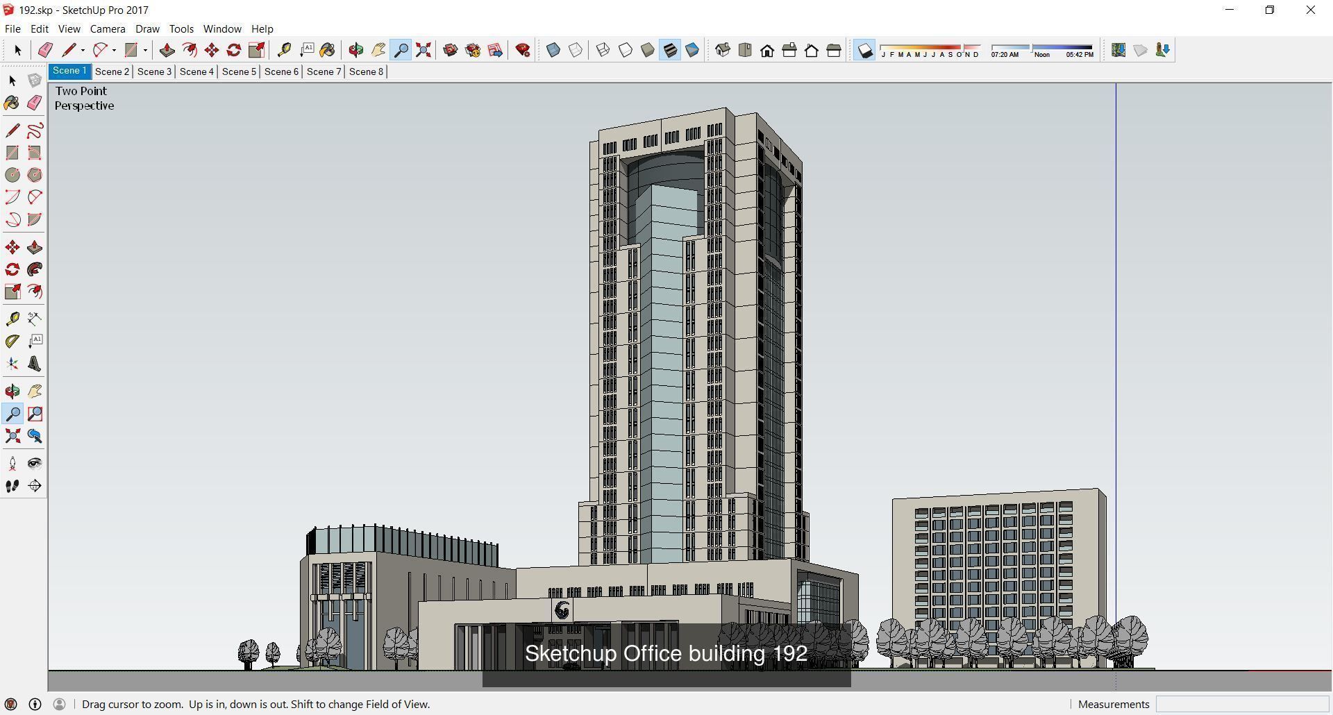 Collection 60 Sketchup Office models _287