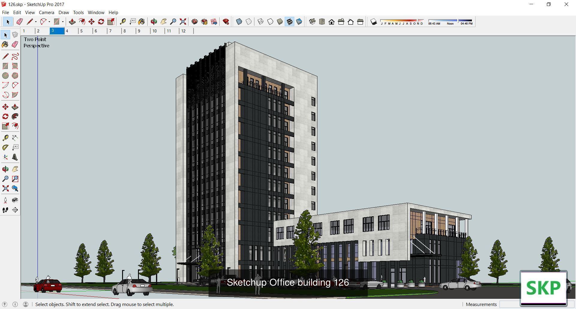 Collection 60 Sketchup Office models _283