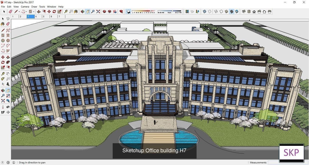 Collection 60 Sketchup Office models _326