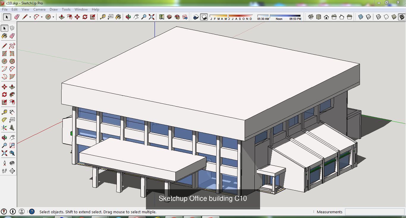 Collection 60 Sketchup Office models _309
