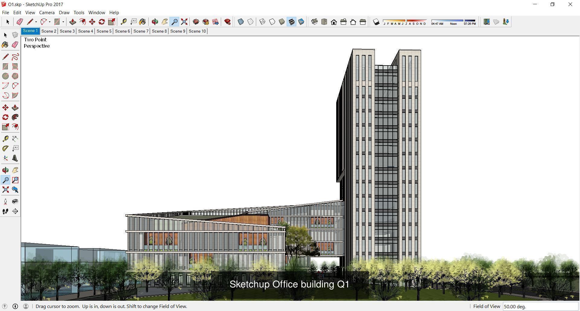 Collection 60 Sketchup Office models _346