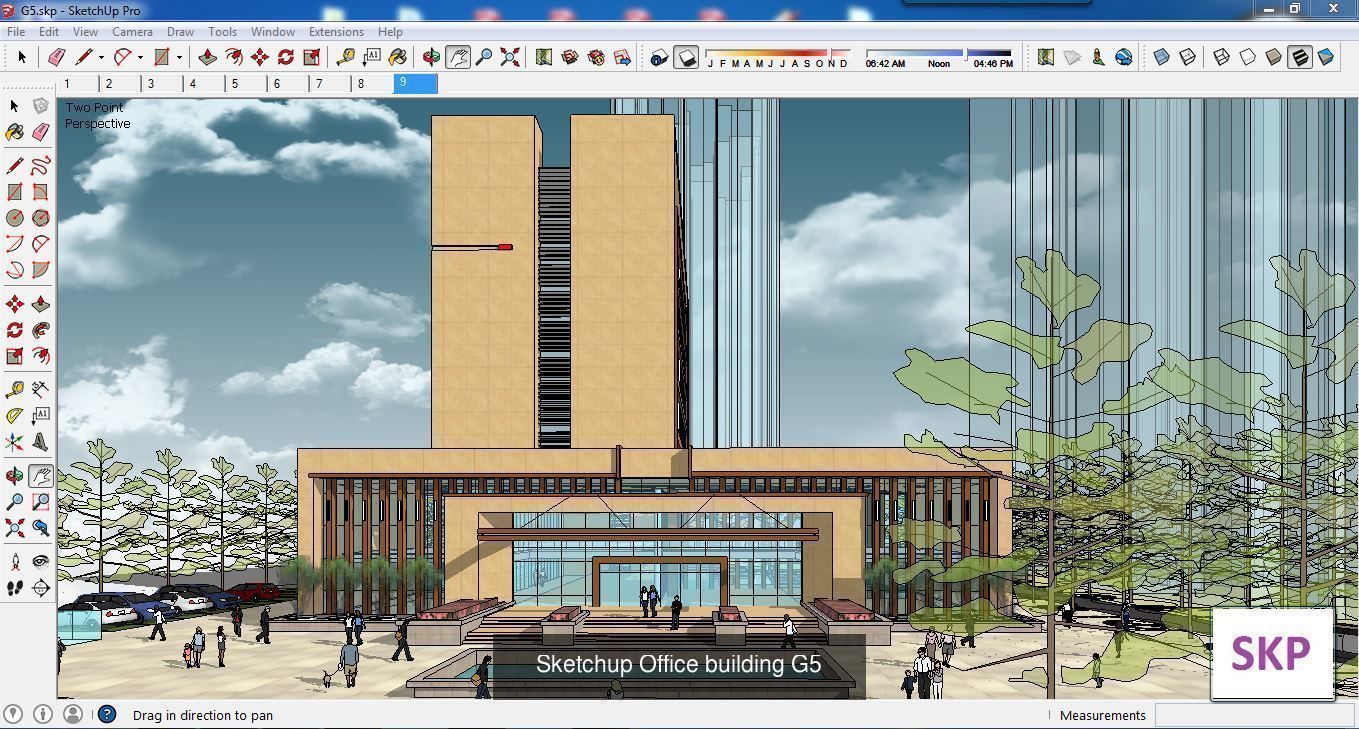 Collection 60 Sketchup Office models _314