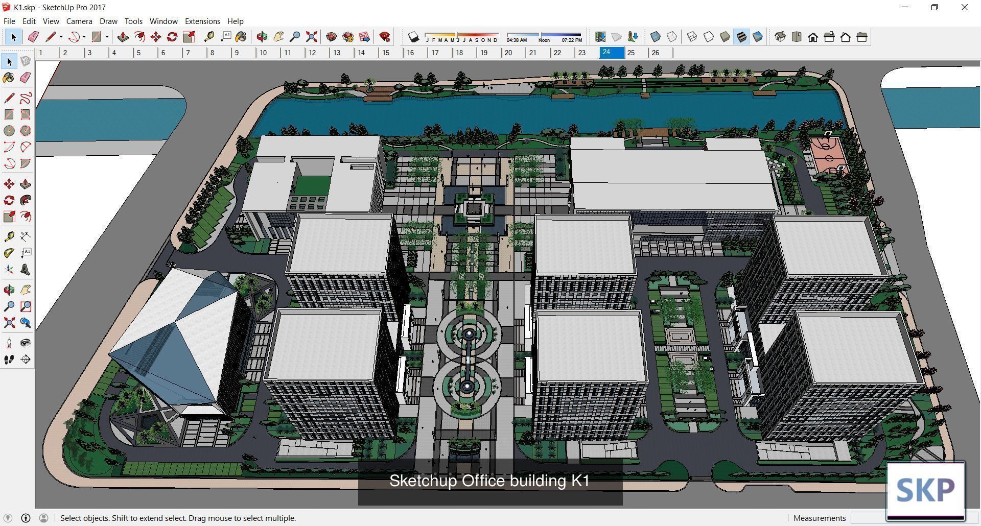 Collection 60 Sketchup Office models _339