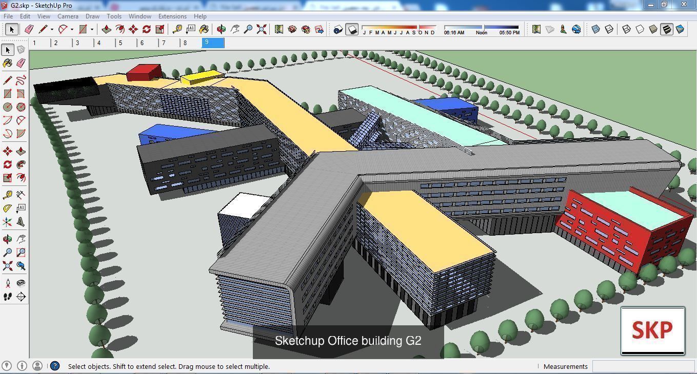 Collection 60 Sketchup Office models _311