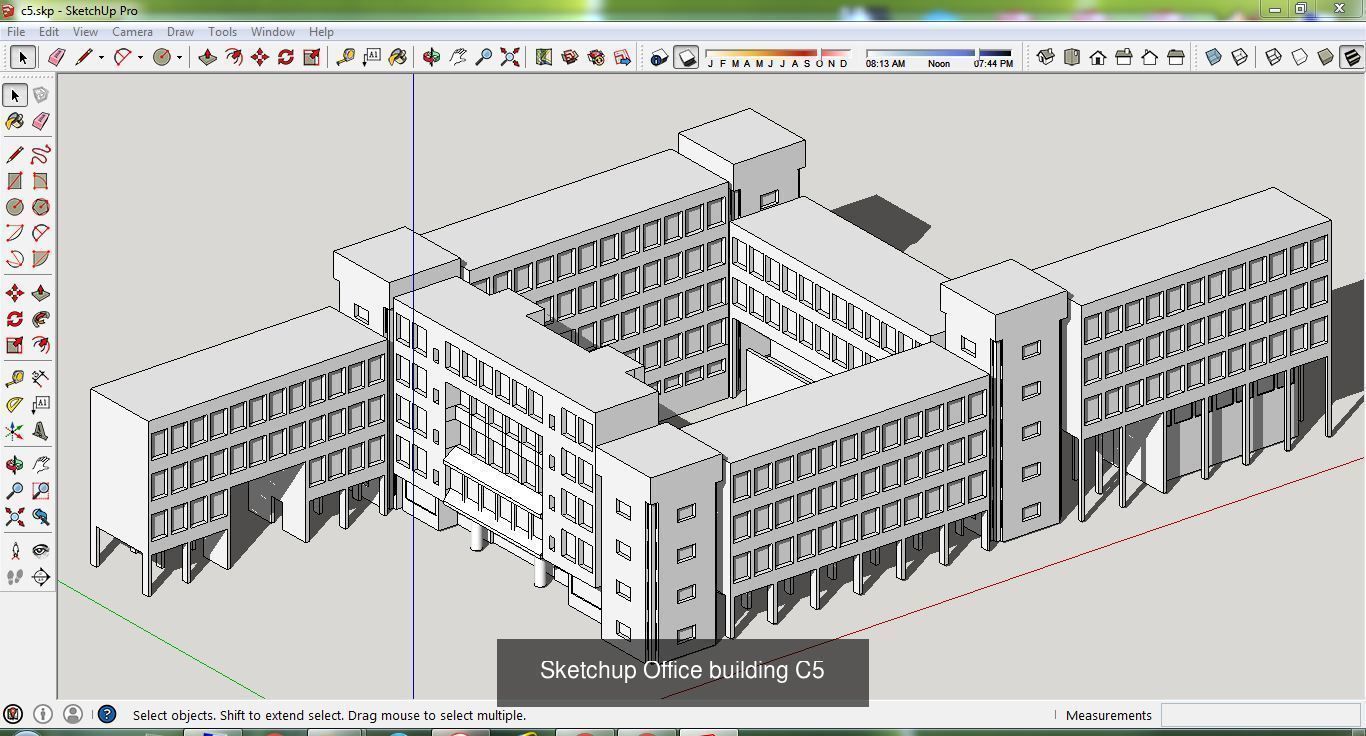 Collection 60 Sketchup Office models _304