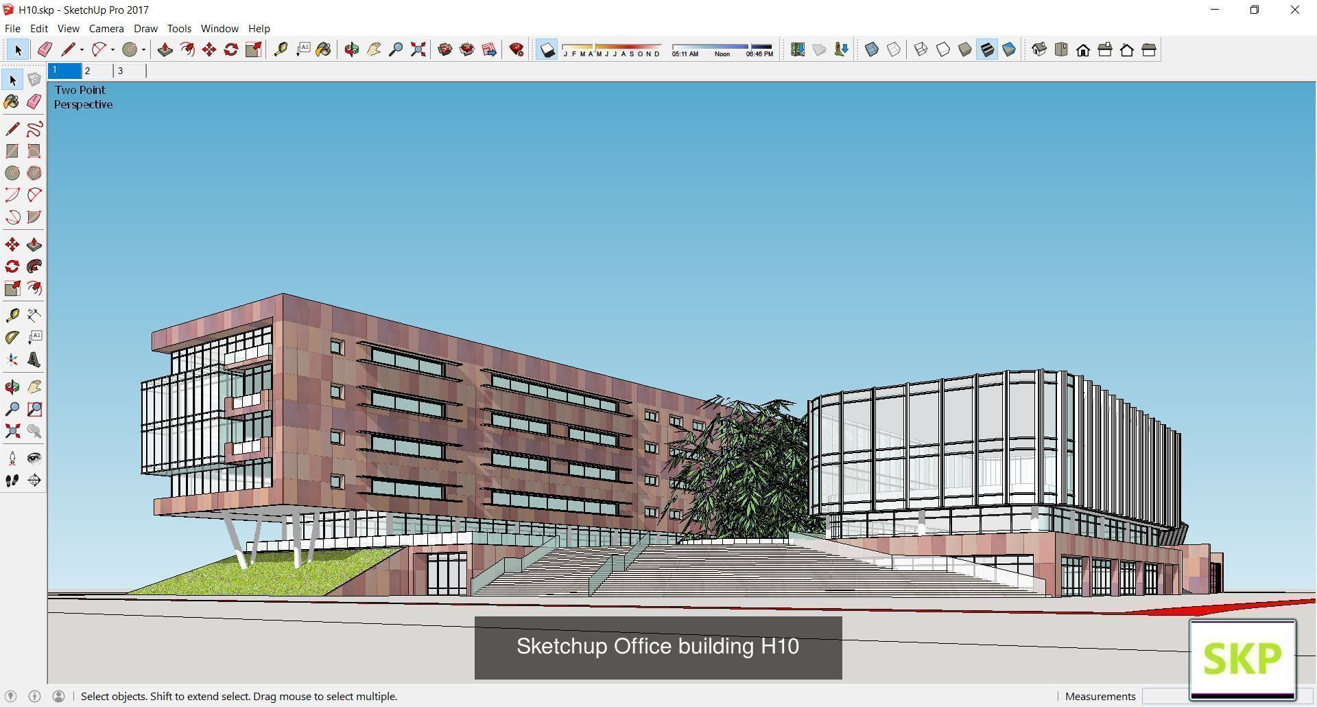 Collection 60 Sketchup Office models _329
