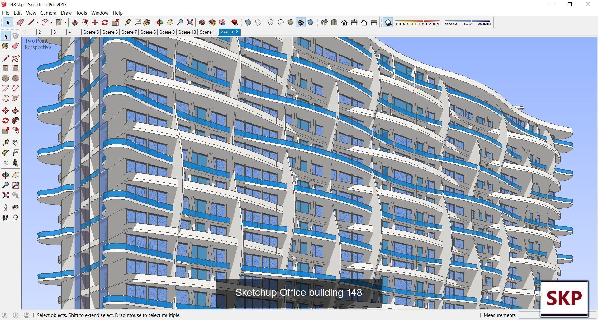 Collection 60 Sketchup Office models _284