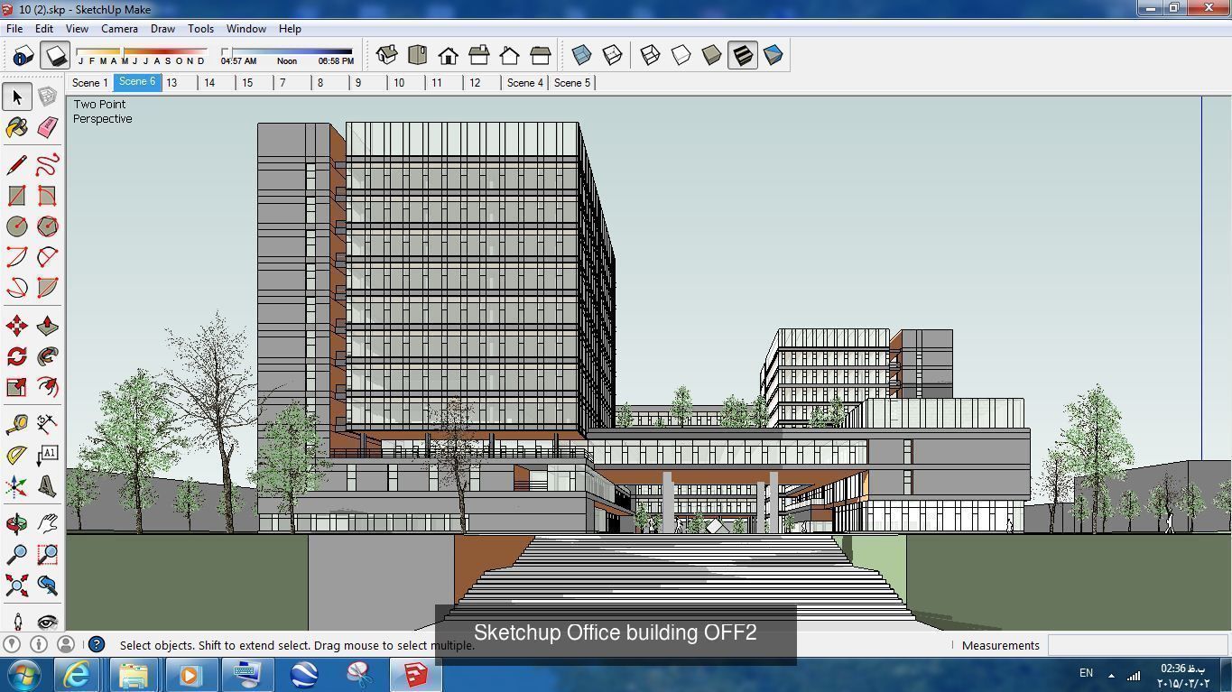 Collection 60 Sketchup Office models _352