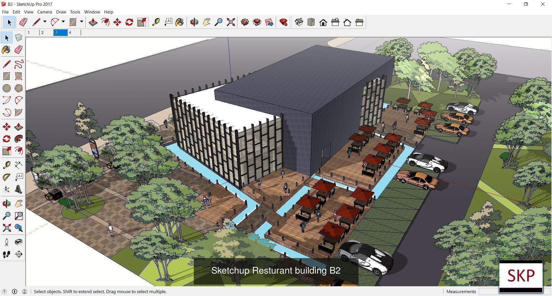 Collection 60 Sketchup Office models _365