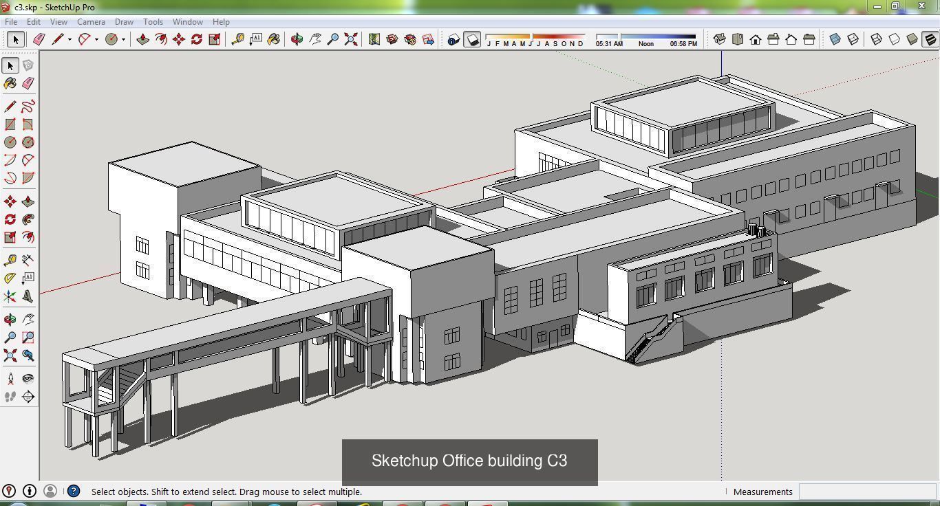 Collection 60 Sketchup Office models _302