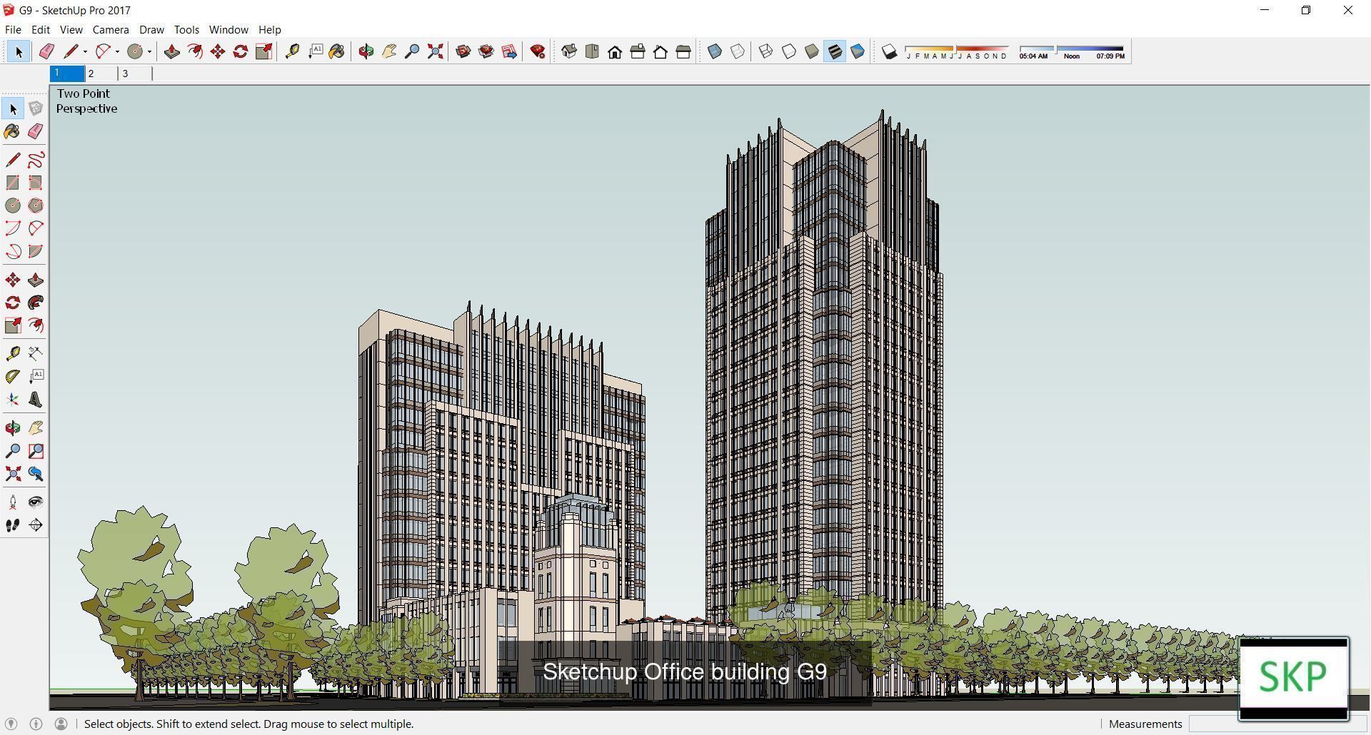 Collection 60 Sketchup Office models _318