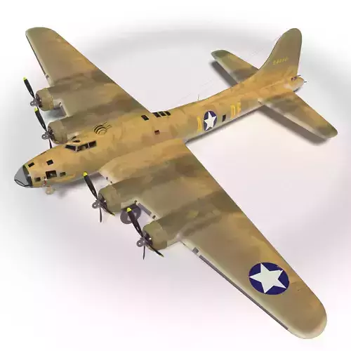 B-17F Memphis Belle 3D model