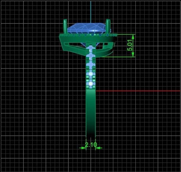 ring heart 3D print model_32