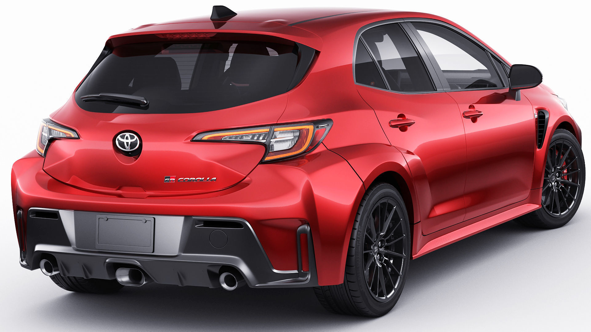 Toyota GR Corolla 2023 2 versions 3D model_4