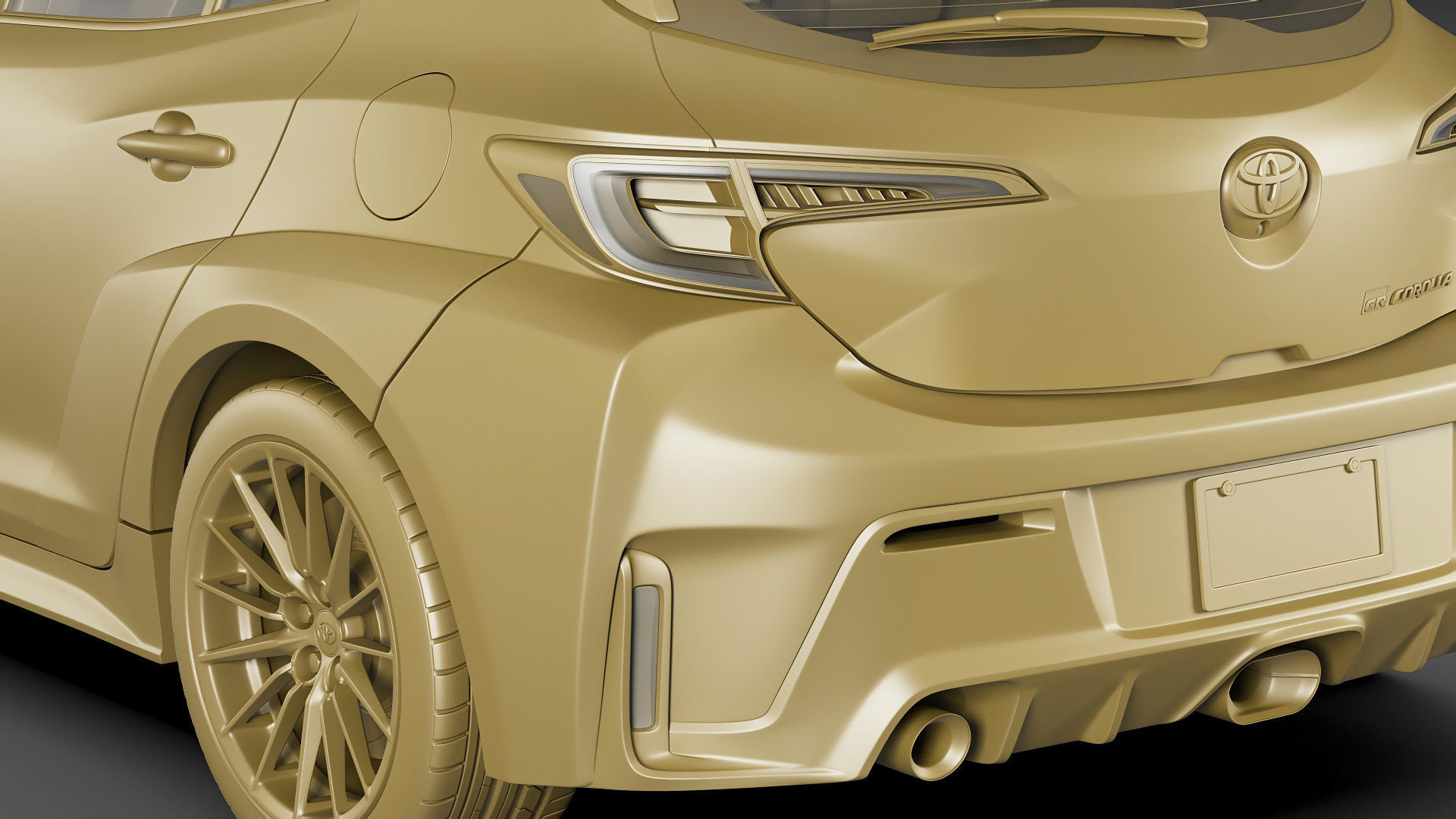 Toyota GR Corolla 2023 2 versions 3D model_26