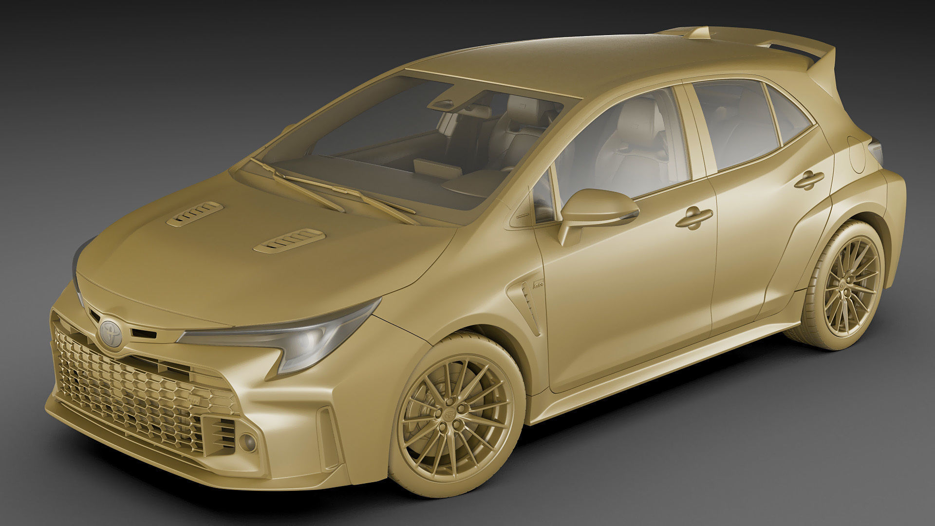 Toyota GR Corolla 2023 2 versions 3D model_23