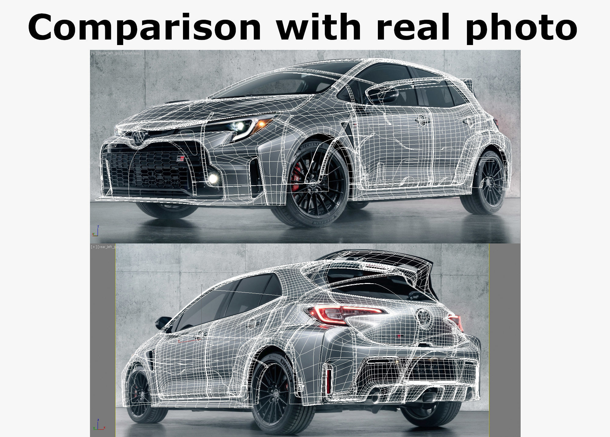 Toyota GR Corolla 2023 2 versions 3D model_31