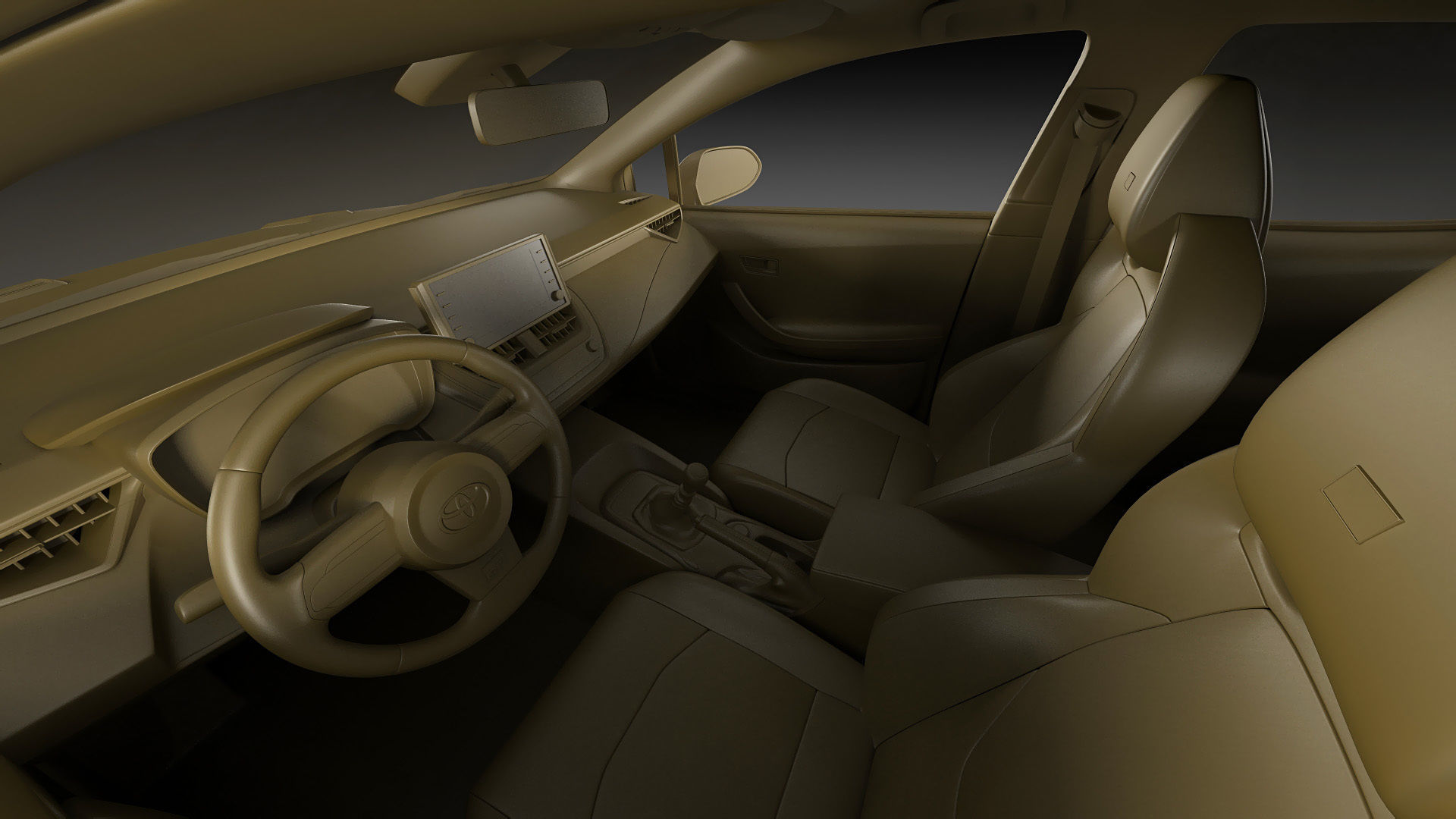 Toyota GR Corolla 2023 2 versions 3D model_27