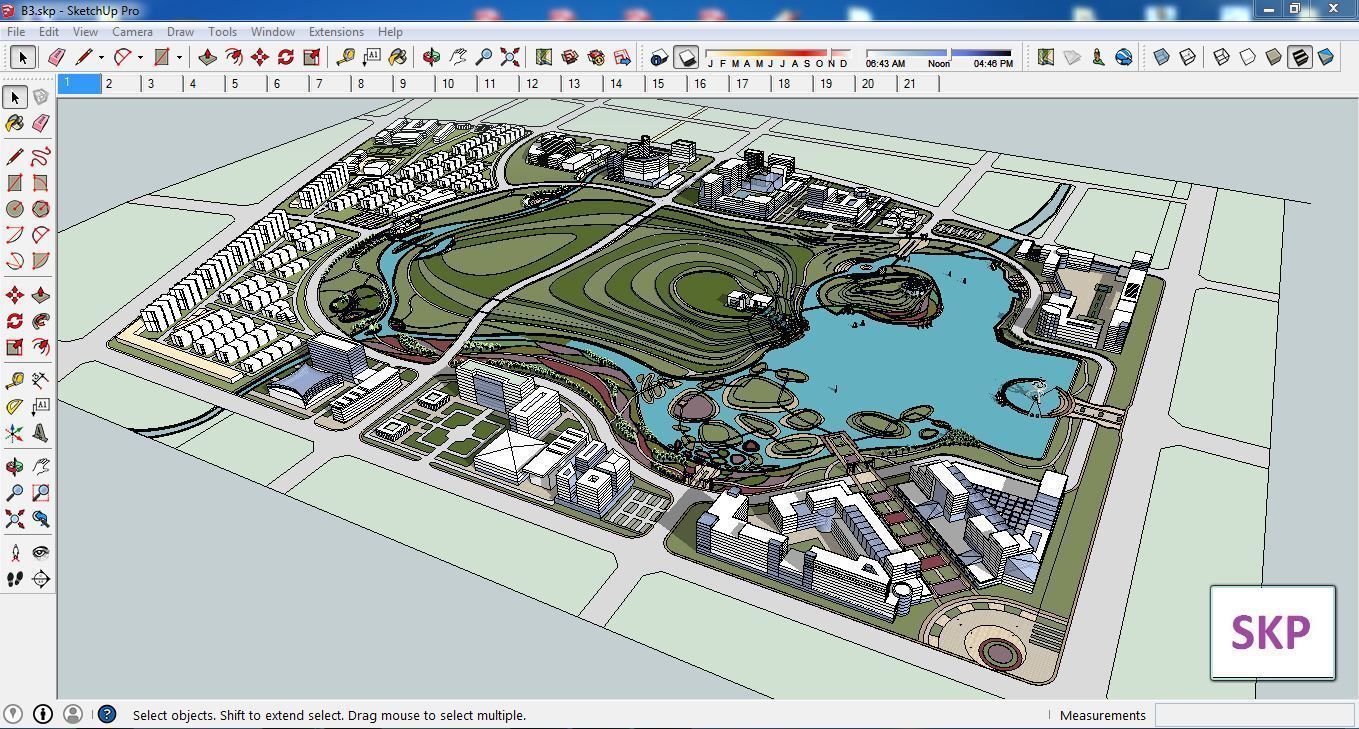 Sketchup Recreational Tourism B3 3D model_1