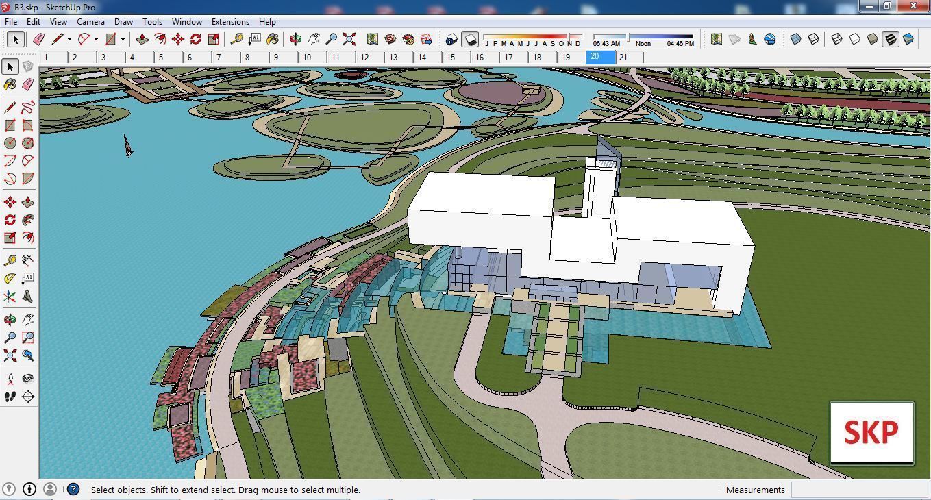 Sketchup Recreational Tourism B3 3D model_2