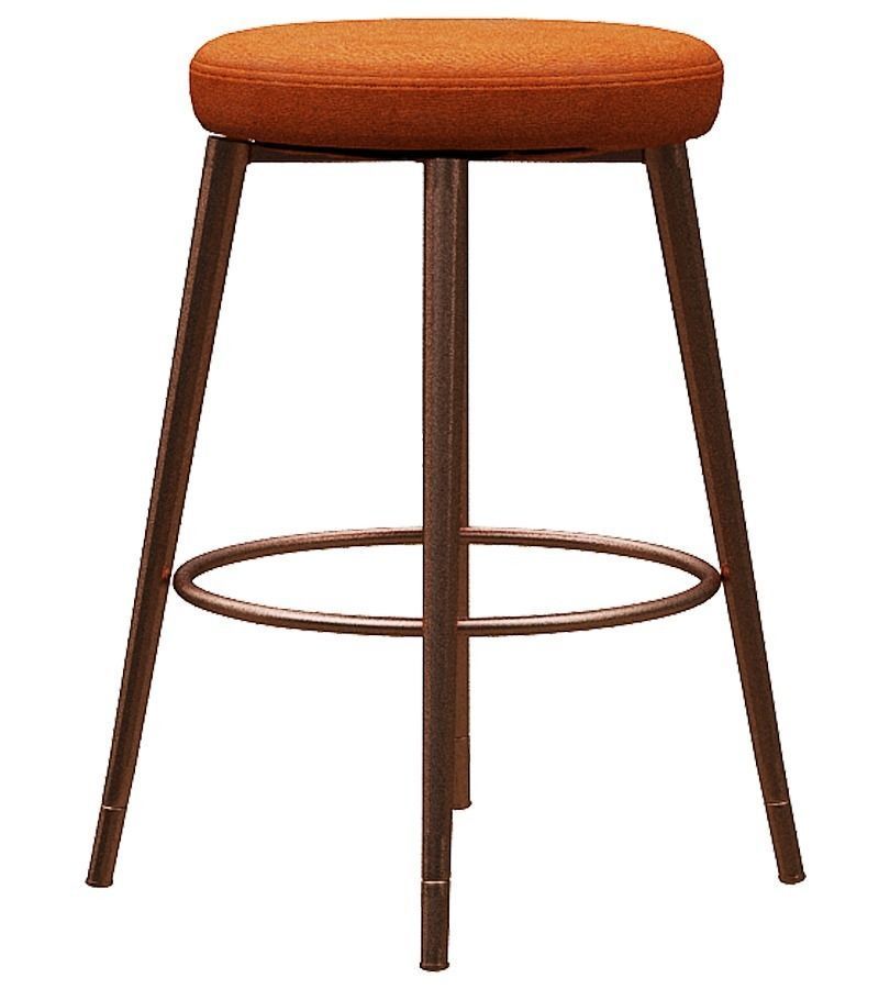 Bar stool Low-poly 3D model_4