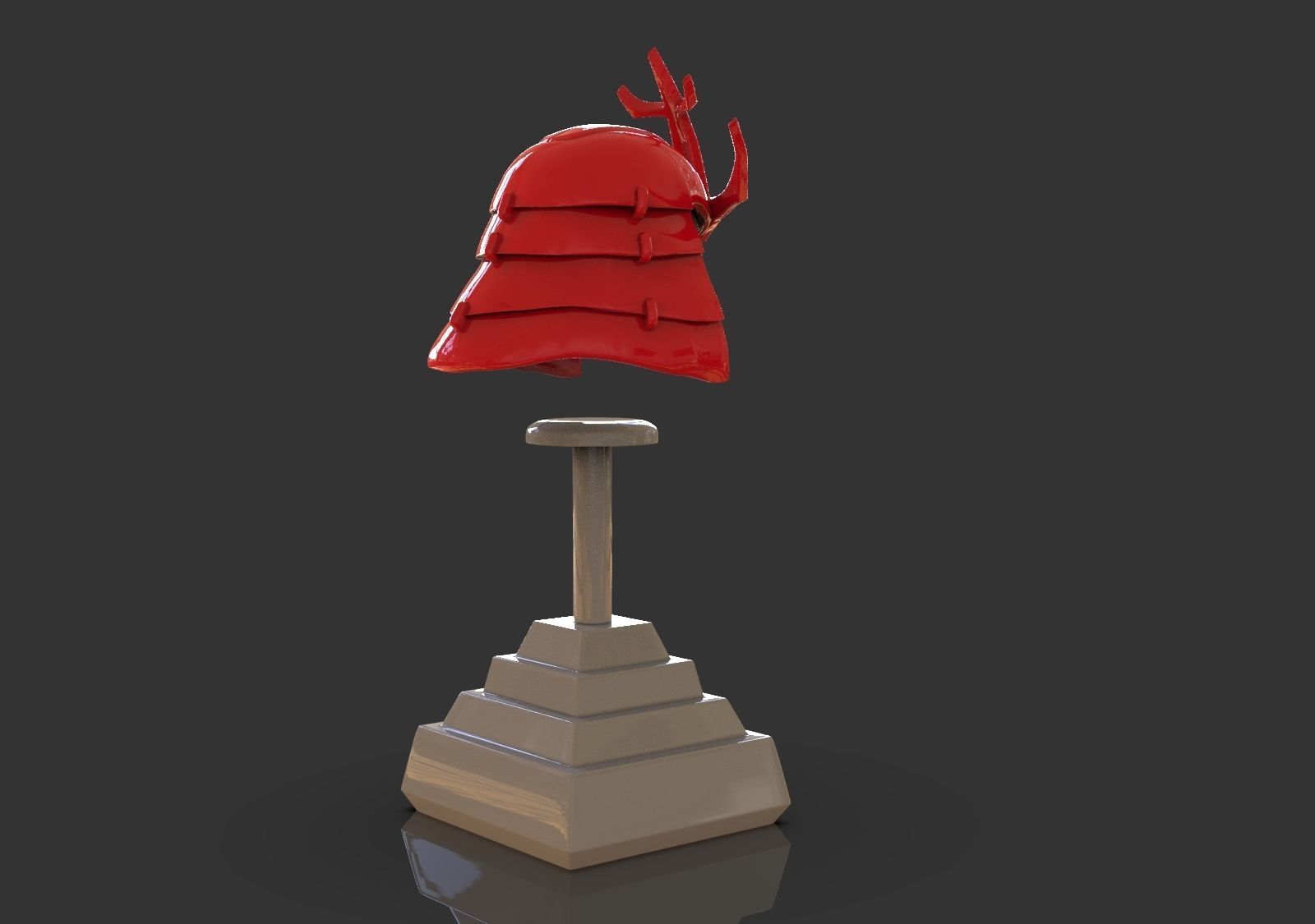 Samurai Helmet 3D print model_14