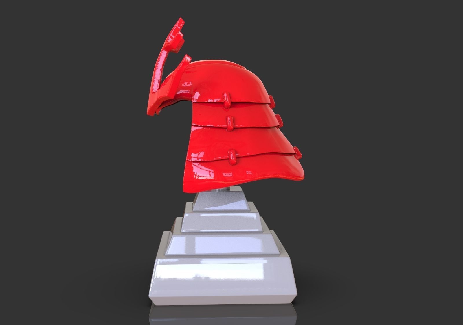Samurai Helmet 3D print model_2