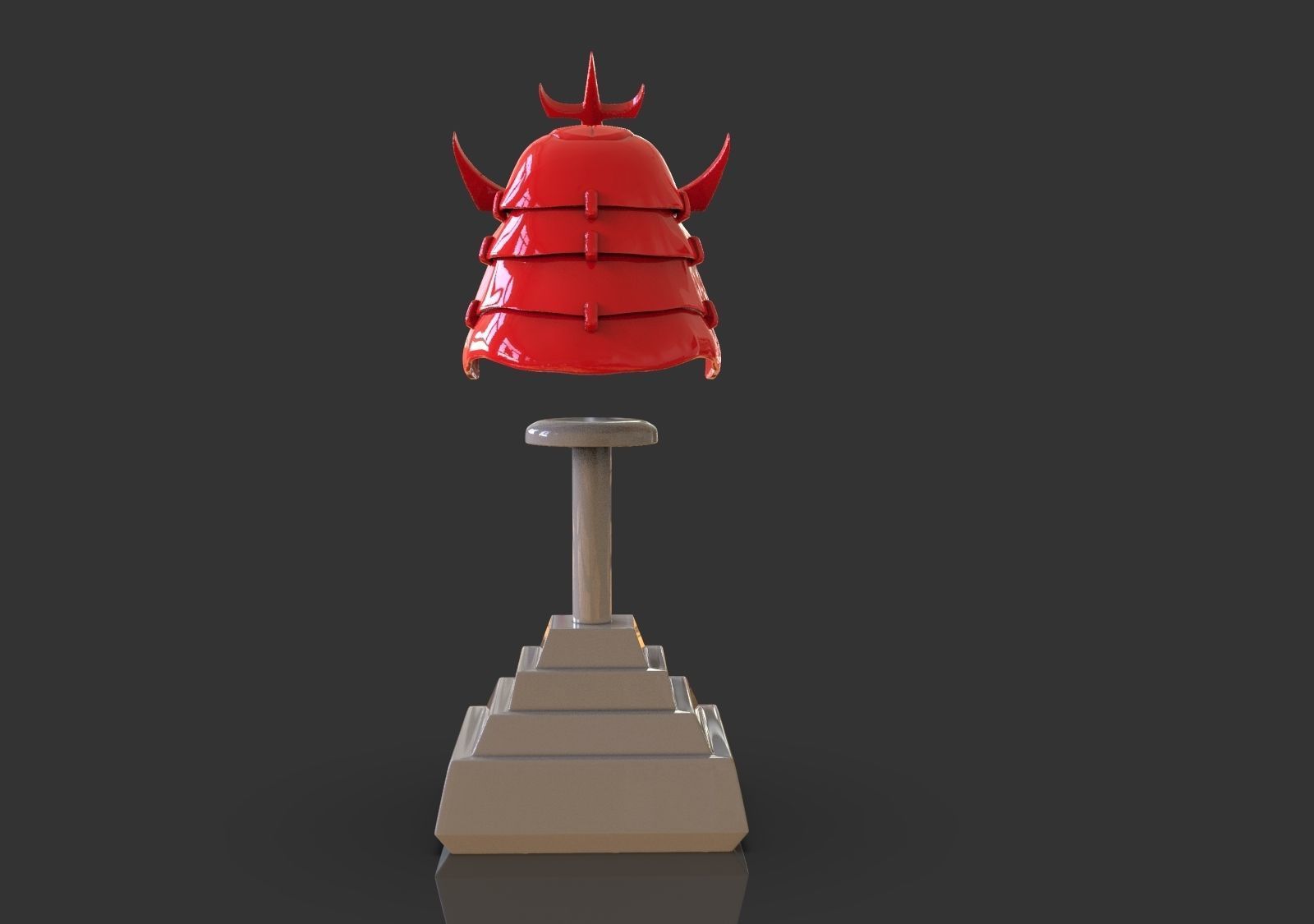 Samurai Helmet 3D print model_13