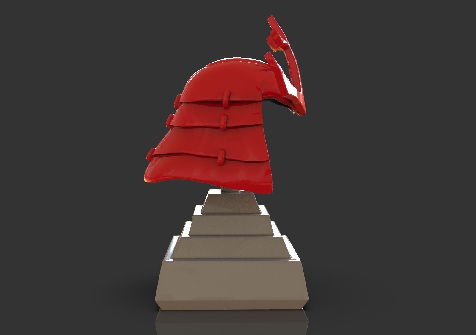 Samurai Helmet 3D print model_6
