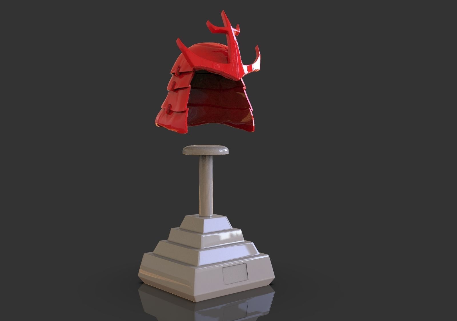 Samurai Helmet 3D print model_16