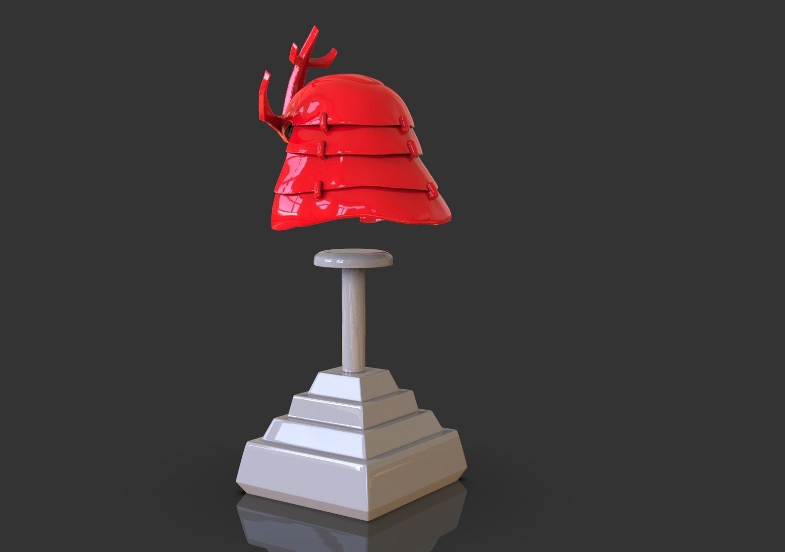 Samurai Helmet 3D print model_12