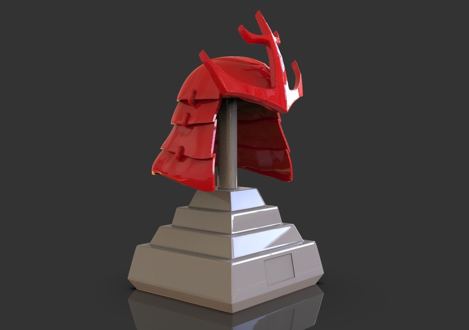 Samurai Helmet 3D print model_7