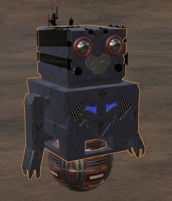 Scifi robot star wars like 3D model_4