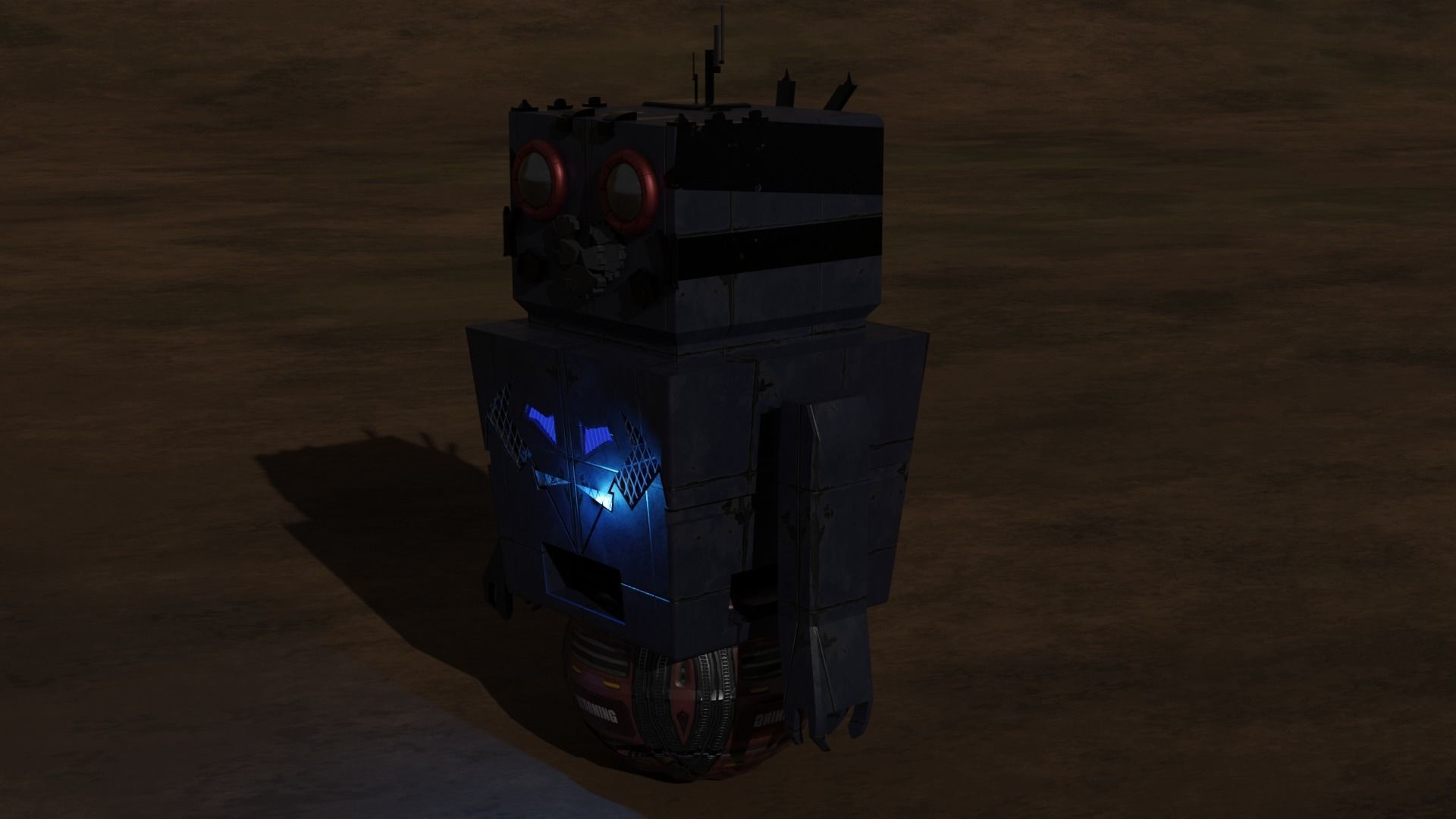 Scifi robot star wars like 3D model_6