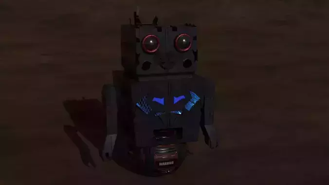 Scifi robot star wars like 3D model