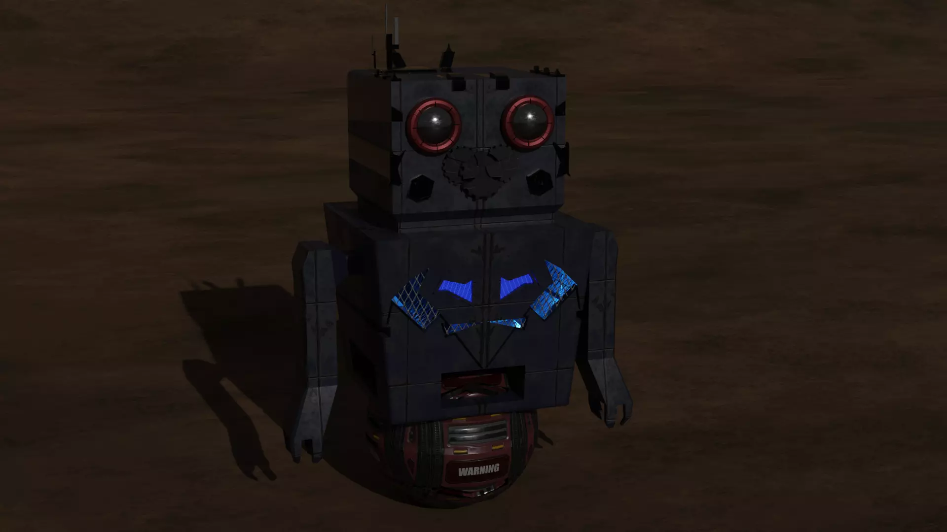 Scifi robot star wars like 3D model_0