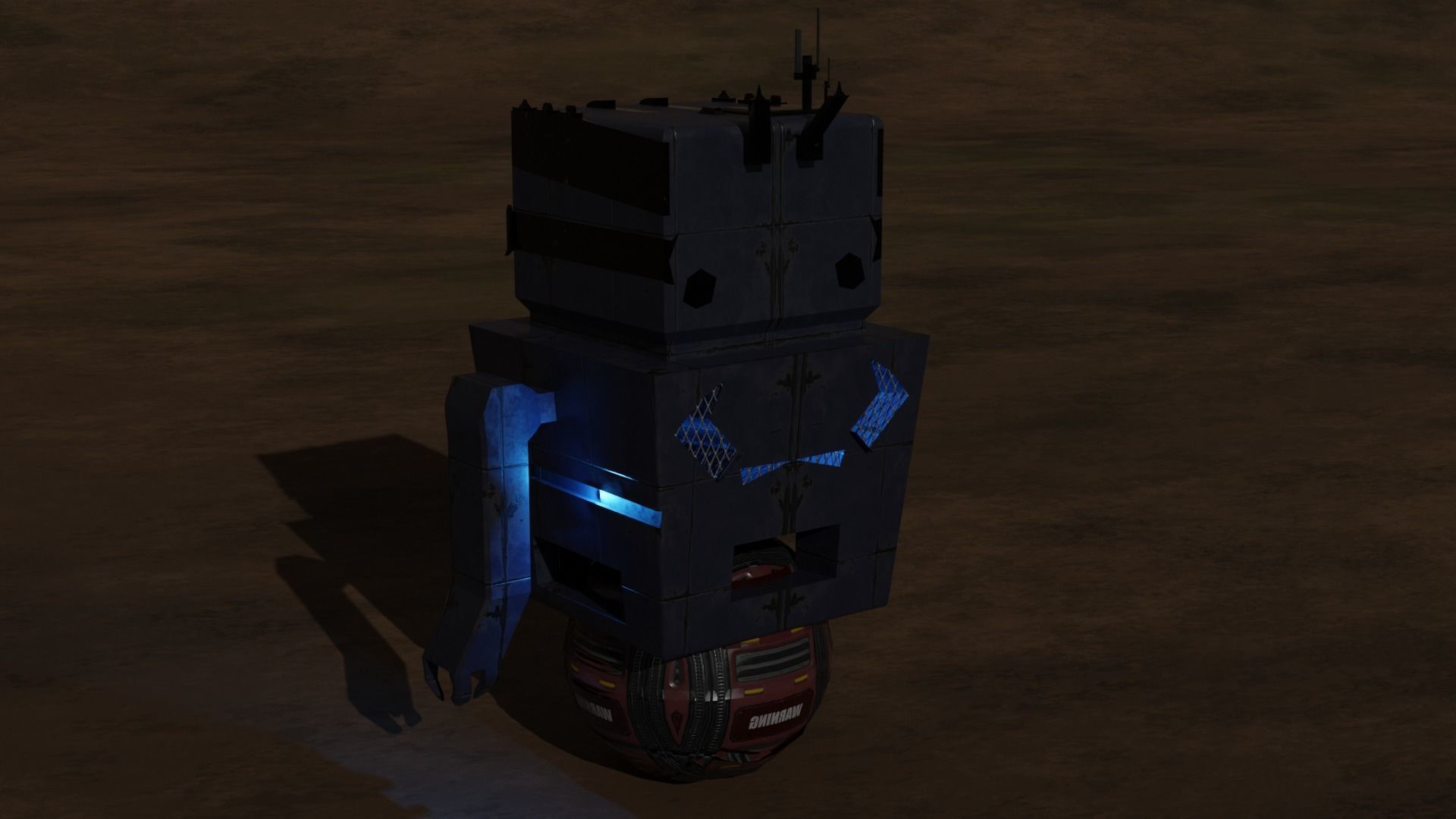 Scifi robot star wars like 3D model_7