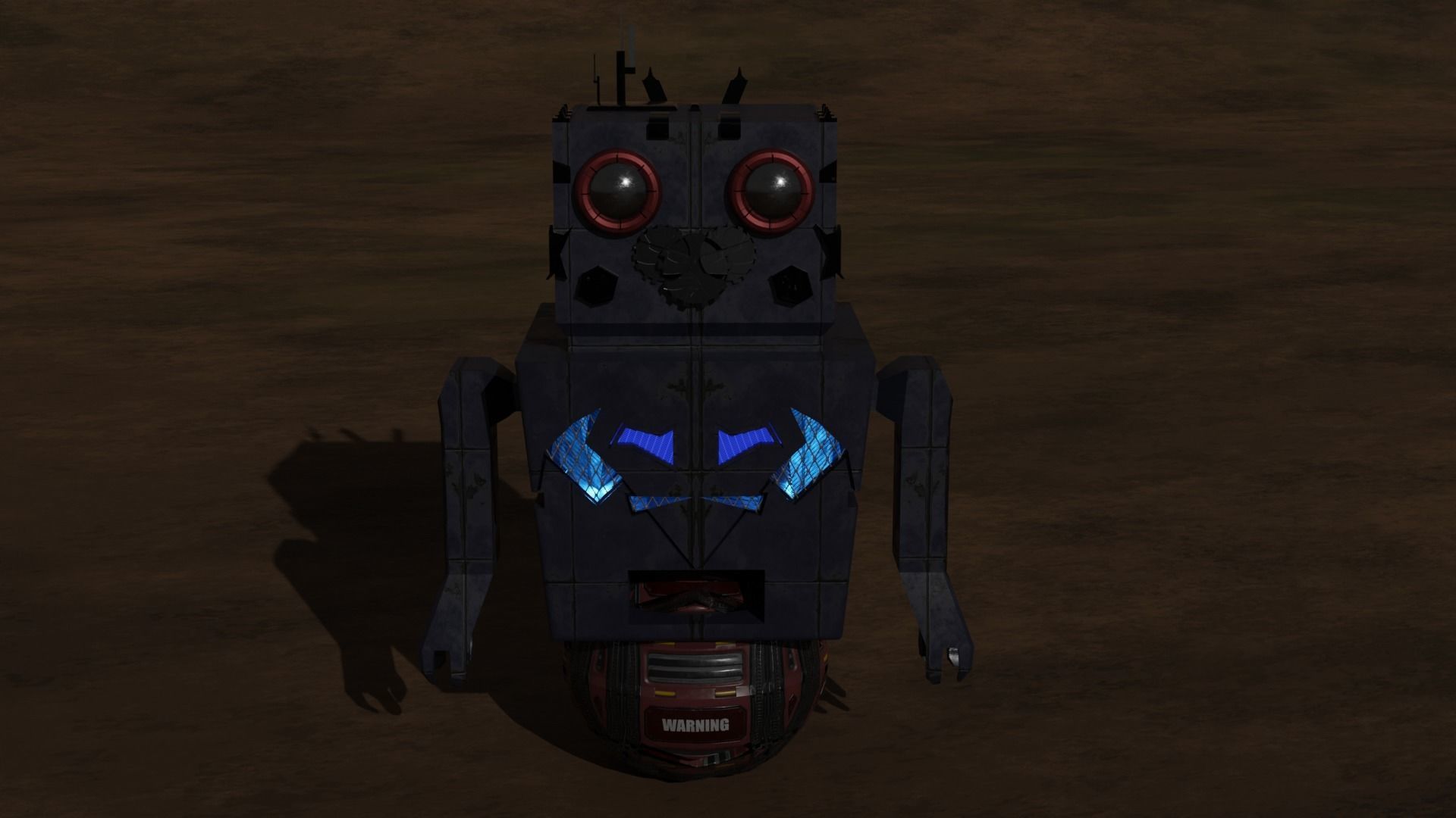 Scifi robot star wars like 3D model_5