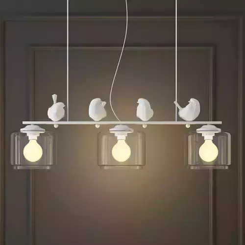 Hanging lamp provence bird pendant line 3