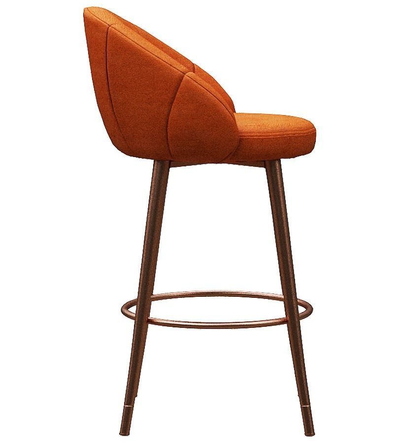 Bar chair Low-poly 3D model_3